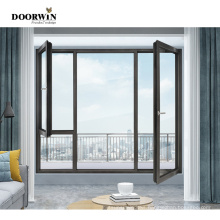 Doorwin Aluminum window sound proof window tilt turn Casement window